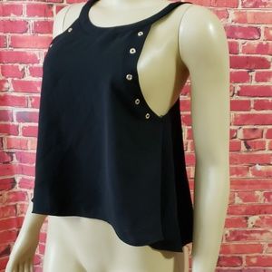 Zara Basic Women's crop Black top size Small